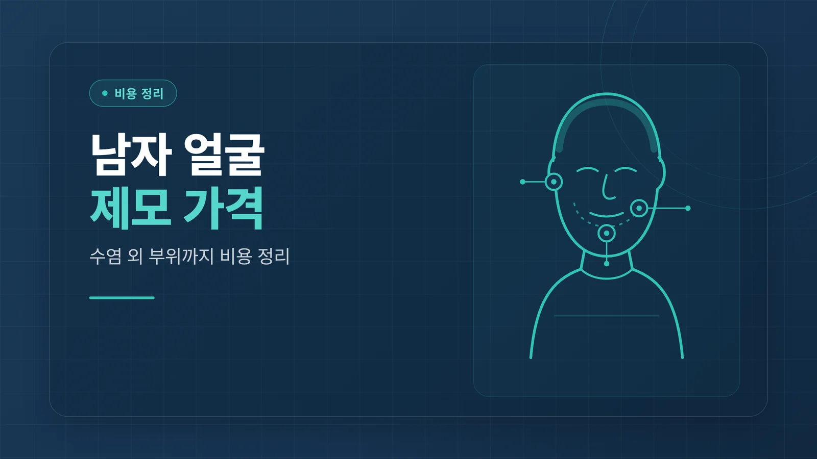 남자 얼굴 제모 가격